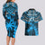 Custom Fiji Rugby Couples Matching Long Sleeve Bodycon Dress and Hawaiian Shirt Go Fijian Tapa Arty with World Cup Vibe LT9 - Polynesian Pride