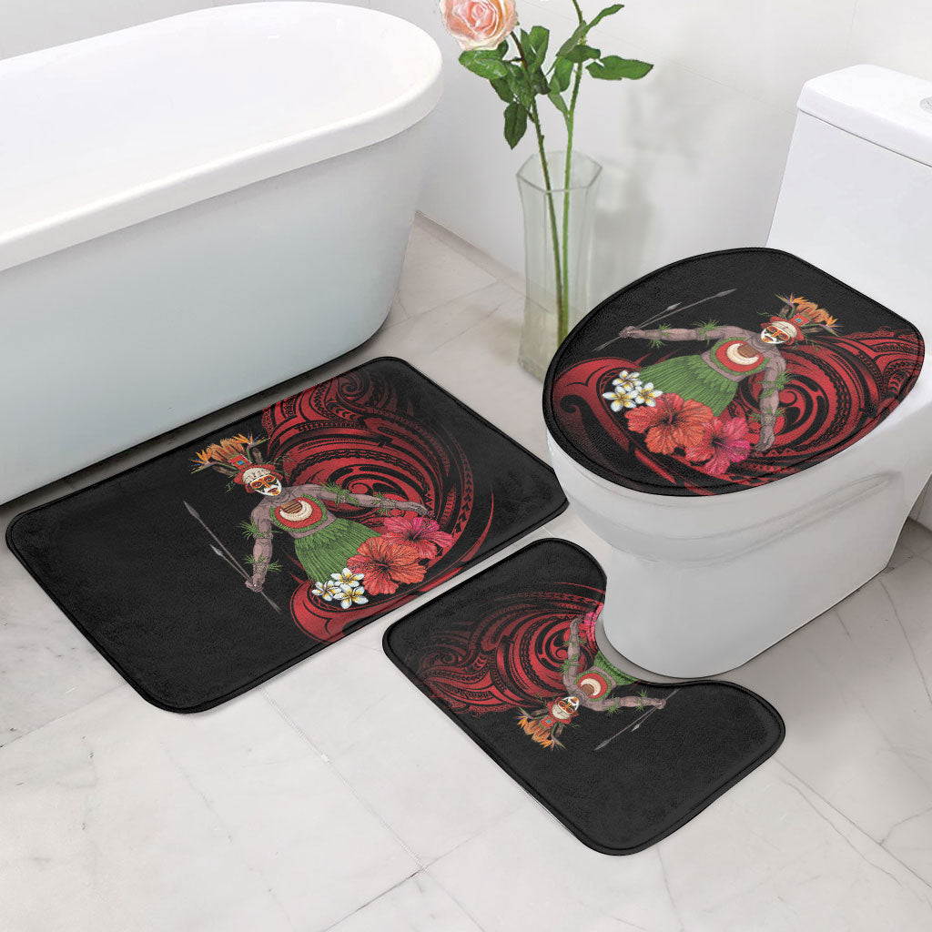 Huli Wigmen Tribe Hela Province Bathroom Set Papua New Guinea Indigenous Pattern LT9 - Polynesian Pride