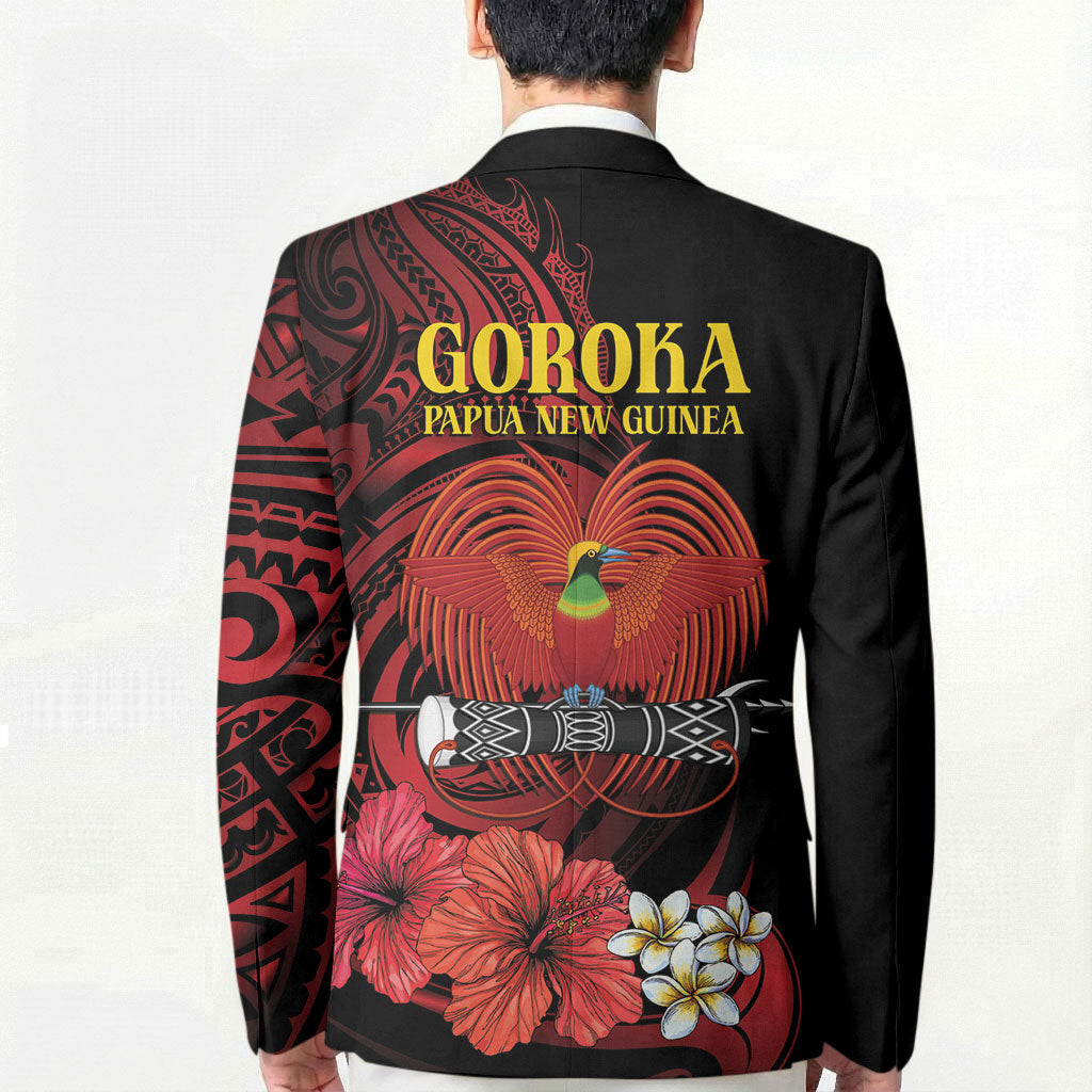 Huli Wigmen Tribe Hela Province Blazer Papua New Guinea Indigenous Pattern LT9 - Polynesian Pride