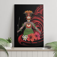 Huli Wigmen Tribe Hela Province Canvas Wall Art Papua New Guinea Indigenous Pattern LT9 - Polynesian Pride