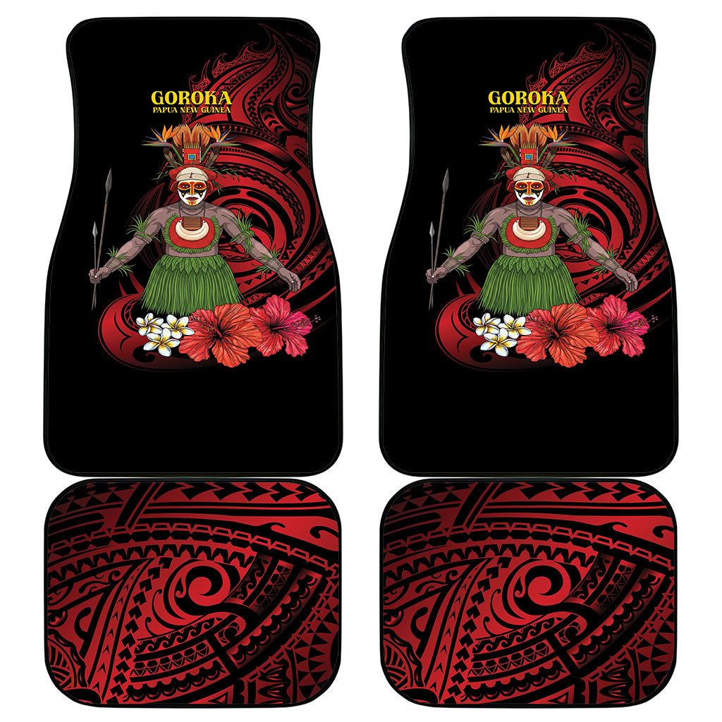 Huli Wigmen Tribe Hela Province Car Mats Papua New Guinea Indigenous Pattern LT9 - Polynesian Pride