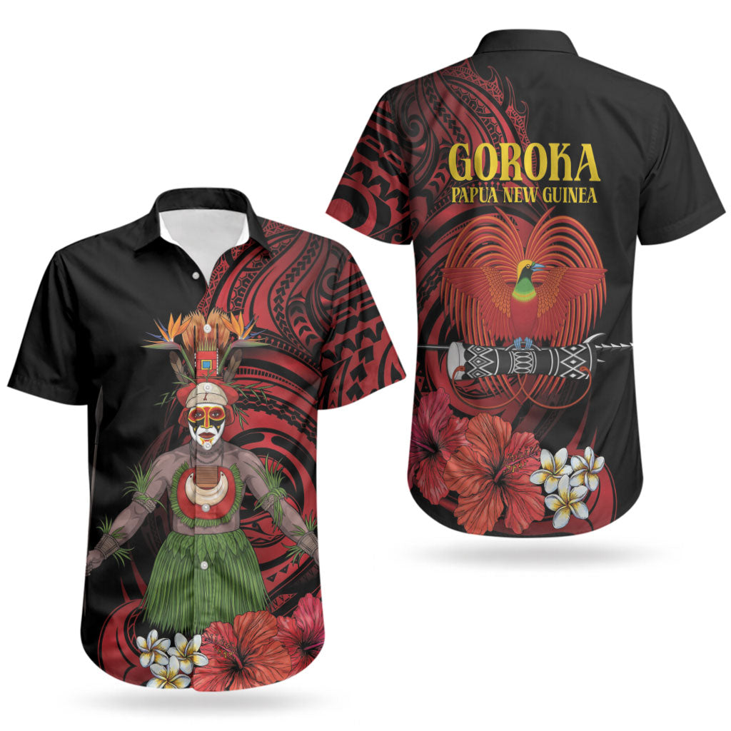 Huli Wigmen Tribe Hela Province Couples Matching Mermaid Dress and Hawaiian Shirt Papua New Guinea Indigenous Pattern LT9 - Polynesian Pride