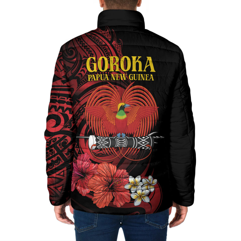 Huli Wigmen Tribe Hela Province Padded Jacket Papua New Guinea Indigenous Pattern LT9 - Polynesian Pride