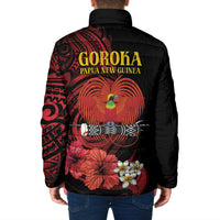 Huli Wigmen Tribe Hela Province Padded Jacket Papua New Guinea Indigenous Pattern LT9 - Polynesian Pride