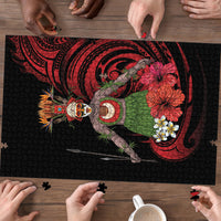 Huli Wigmen Tribe Hela Province Puzzle Papua New Guinea Indigenous Pattern LT9 - Polynesian Pride