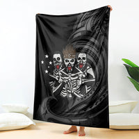 Skeleton Tribe Simbu Province Blanket Papua New Guinea Indigenous Pattern LT9 - Polynesian Pride