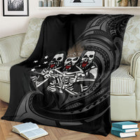 Skeleton Tribe Simbu Province Blanket Papua New Guinea Indigenous Pattern LT9 - Polynesian Pride
