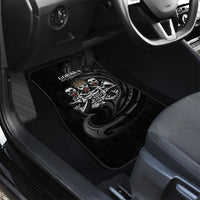 Skeleton Tribe Simbu Province Car Mats Papua New Guinea Indigenous Pattern LT9 - Polynesian Pride