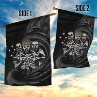 Skeleton Tribe Simbu Province Garden Flag Papua New Guinea Indigenous Pattern LT9 - Polynesian Pride