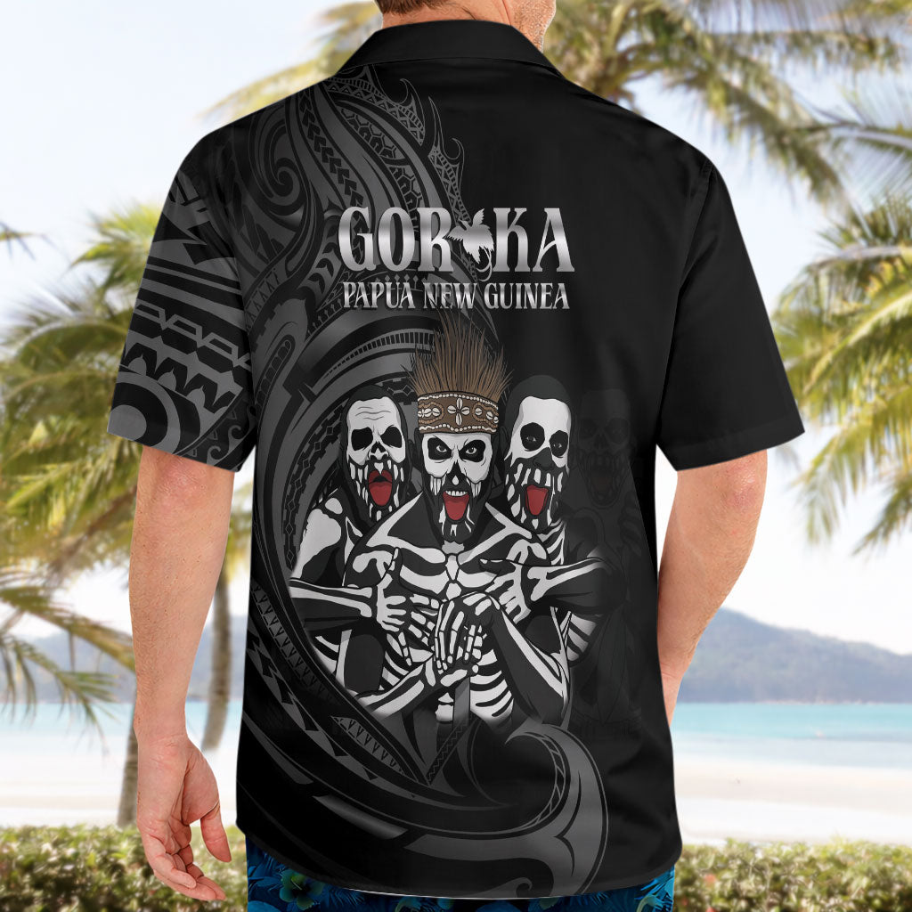 Skeleton Tribe Simbu Province Hawaiian Shirt Papua New Guinea Indigenous Pattern LT9 - Polynesian Pride