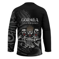 Skeleton Tribe Simbu Province Hockey Jersey Papua New Guinea Indigenous Pattern LT9 - Polynesian Pride