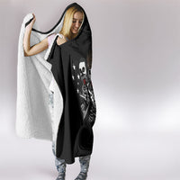 Skeleton Tribe Simbu Province Hooded Blanket Papua New Guinea Indigenous Pattern LT9 - Polynesian Pride