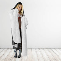 Skeleton Tribe Simbu Province Hooded Blanket Papua New Guinea Indigenous Pattern LT9 - Polynesian Pride