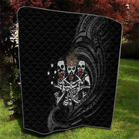 Skeleton Tribe Simbu Province Quilt Papua New Guinea Indigenous Pattern LT9 - Polynesian Pride