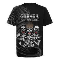 Skeleton Tribe Simbu Province Rugby Jersey Papua New Guinea Indigenous Pattern LT9 - Polynesian Pride