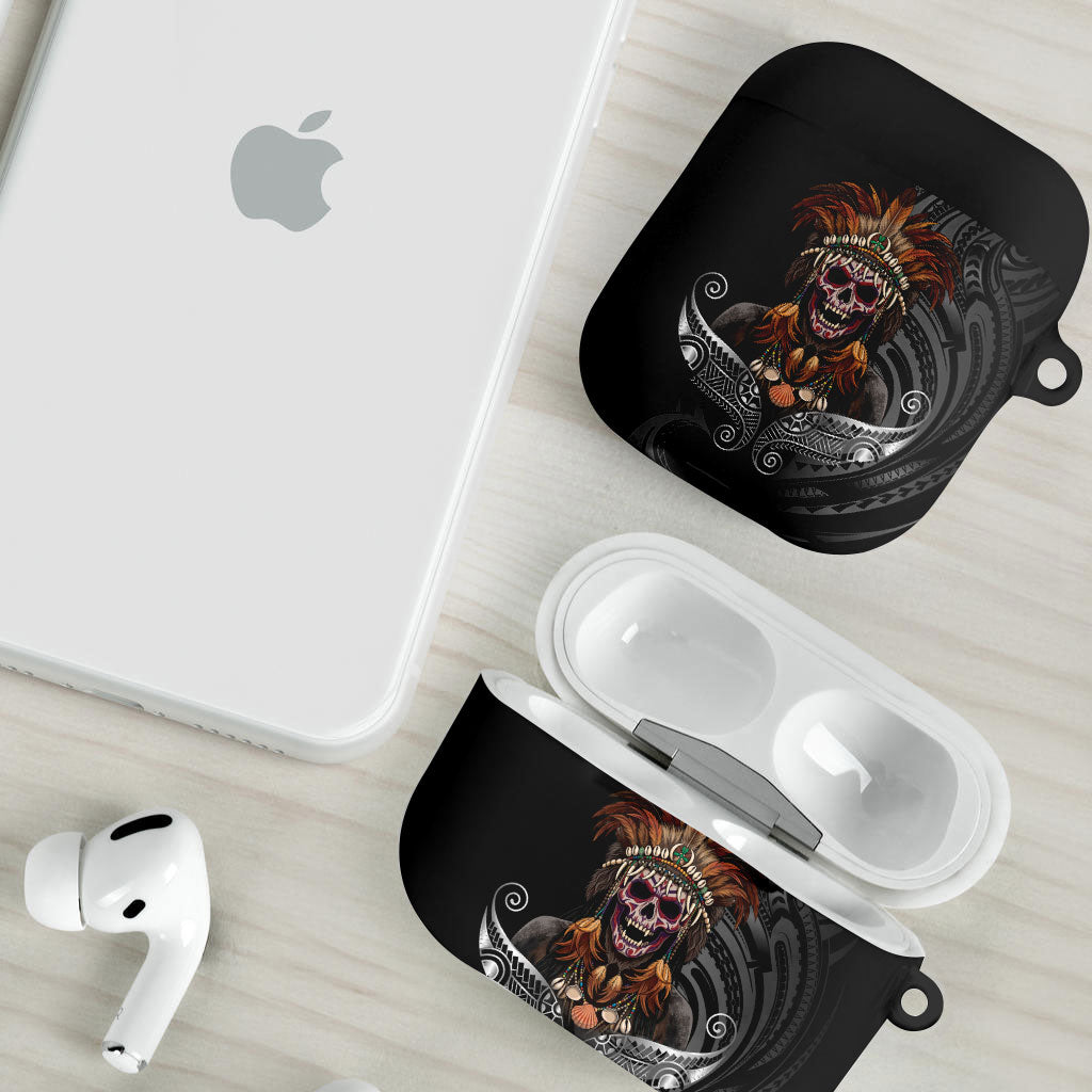 Mokomoko Tribe Eastern Highlands Province AirPods Case Papua New Guinea Indigenous Pattern LT9 - Polynesian Pride