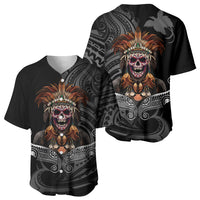 Mokomoko Tribe Eastern Highlands Province Baseball Jersey Papua New Guinea Indigenous Pattern LT9 - Polynesian Pride