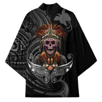 Mokomoko Tribe Eastern Highlands Province Kimono Papua New Guinea Indigenous Pattern LT9 - Polynesian Pride