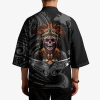 Mokomoko Tribe Eastern Highlands Province Kimono Papua New Guinea Indigenous Pattern LT9 - Polynesian Pride