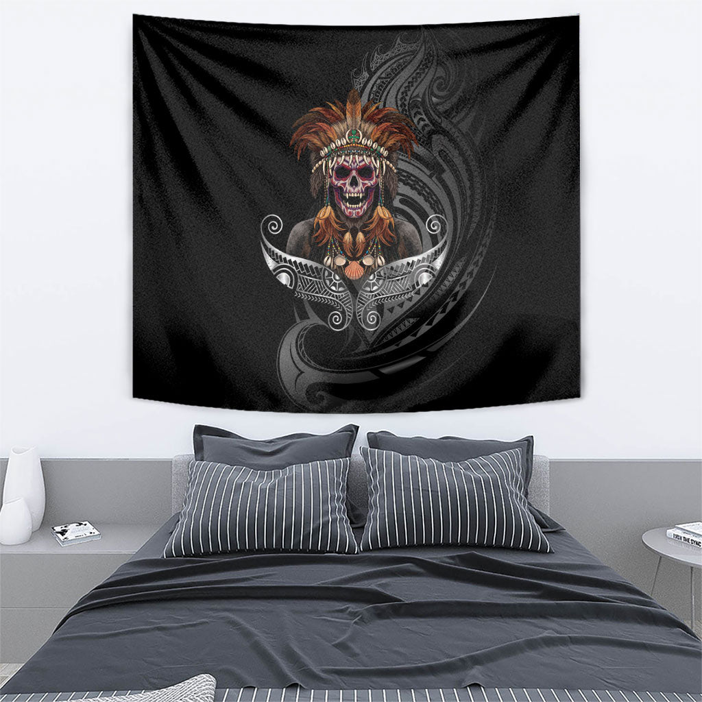 Mokomoko Tribe Eastern Highlands Province Tapestry Papua New Guinea Indigenous Pattern LT9 - Polynesian Pride