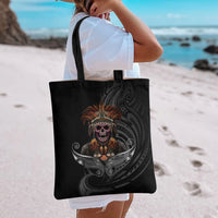 Mokomoko Tribe Eastern Highlands Province Tote Bag Papua New Guinea Indigenous Pattern LT9 - Polynesian Pride