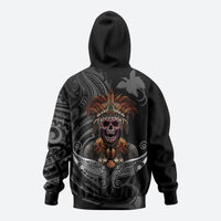 Mokomoko Tribe Eastern Highlands Province Zip Hoodie Papua New Guinea Indigenous Pattern LT9 - Polynesian Pride