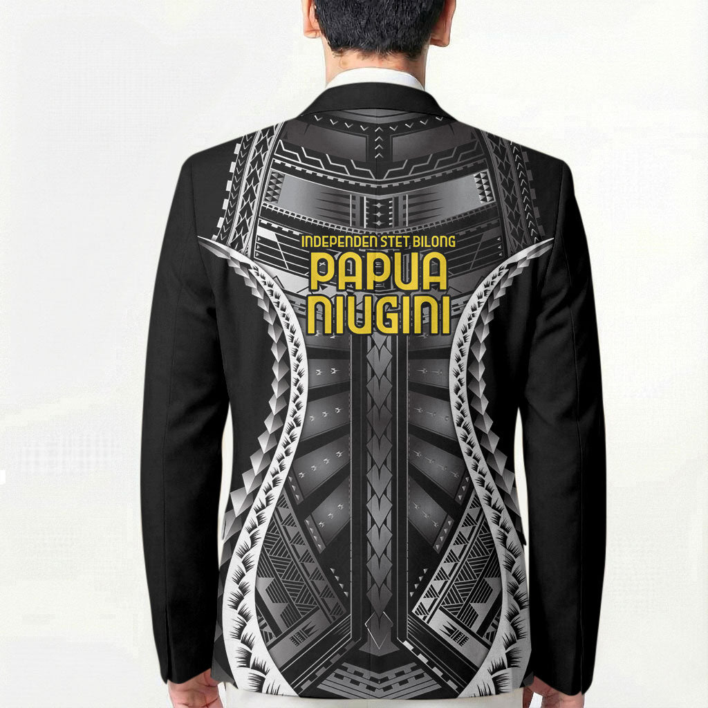 Independen Stet bilong Papua Niugini 1975 Blazer Black Tribal Papua New Guinea Province Flag LT9 - Polynesian Pride