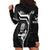 New Zealand Aotearoa Rugby Hoodie Dress Black Fern Maori Tribal Sporty Style LT9 - Polynesian Pride