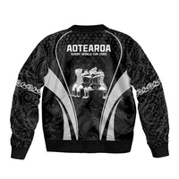 New Zealand Aotearoa Rugby Bomber Jacket Haka Dance Mixed Silver Fern Sporty Style LT9 - Polynesian Pride