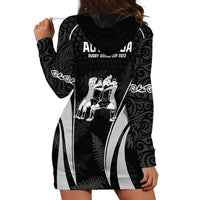 New Zealand Aotearoa Rugby Hoodie Dress Haka Dance Mixed Silver Fern Sporty Style LT9 - Polynesian Pride