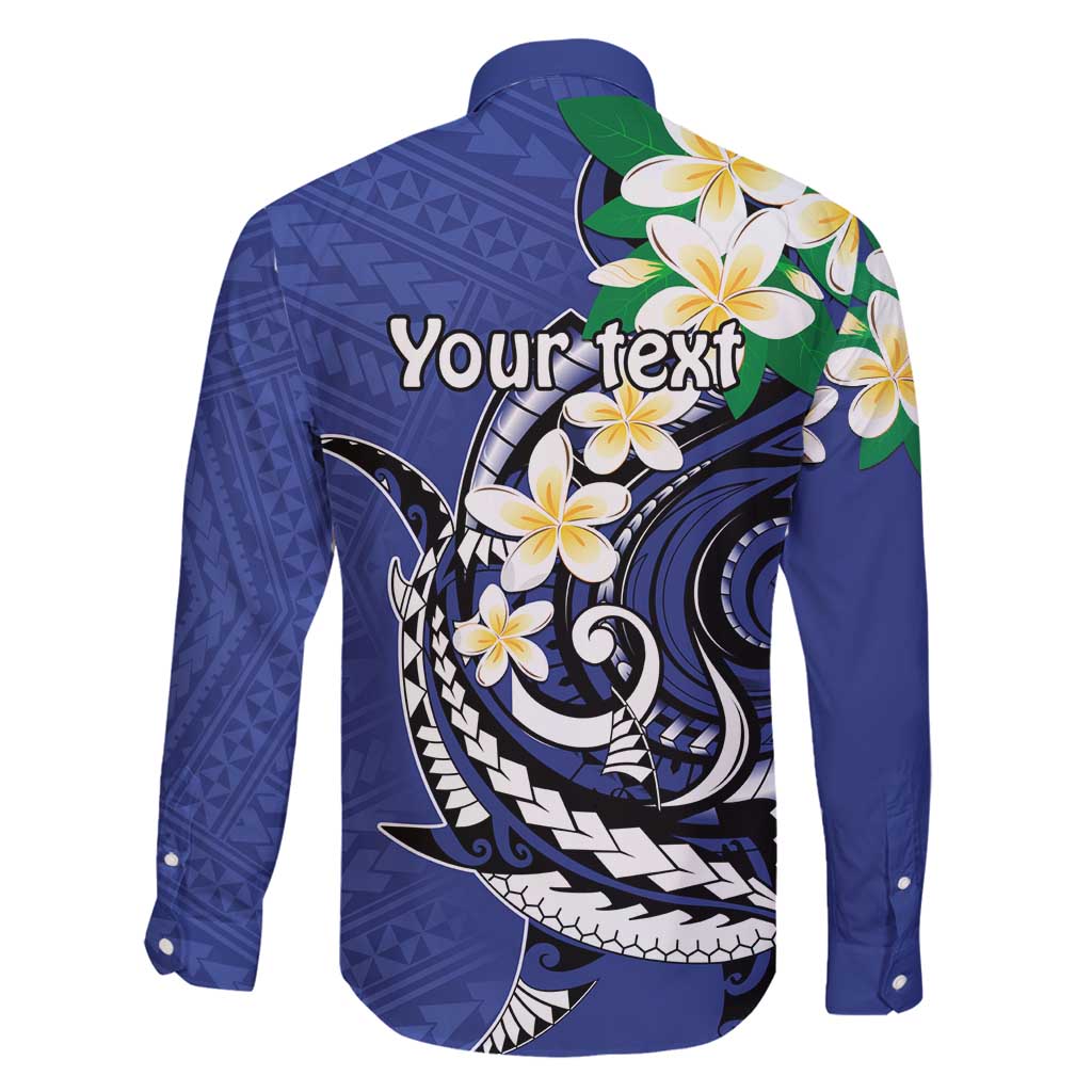 FSM Chuuk State Polynesian Shark Tattoo Personalised Family Matching Long Sleeve Bodycon Dress and Hawaiian Shirt