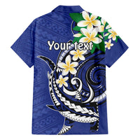FSM Chuuk State Polynesian Shark Tattoo Personalised Family Matching Off The Shoulder Long Sleeve Dress and Hawaiian Shirt