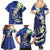 FSM Chuuk State Polynesian Shark Tattoo Personalised Family Matching Summer Maxi Dress and Hawaiian Shirt