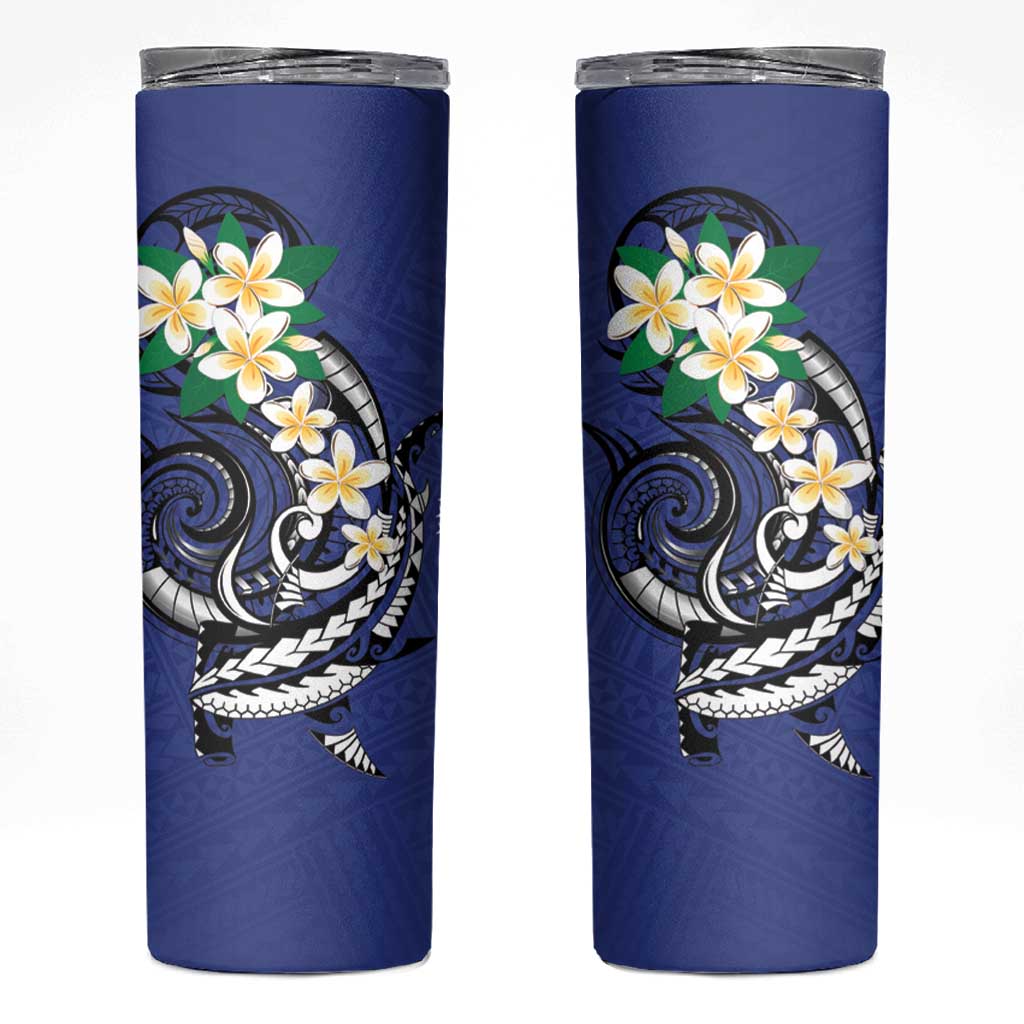 FSM Chuuk State Polynesian Shark Tattoo Personalised Skinny Tumbler