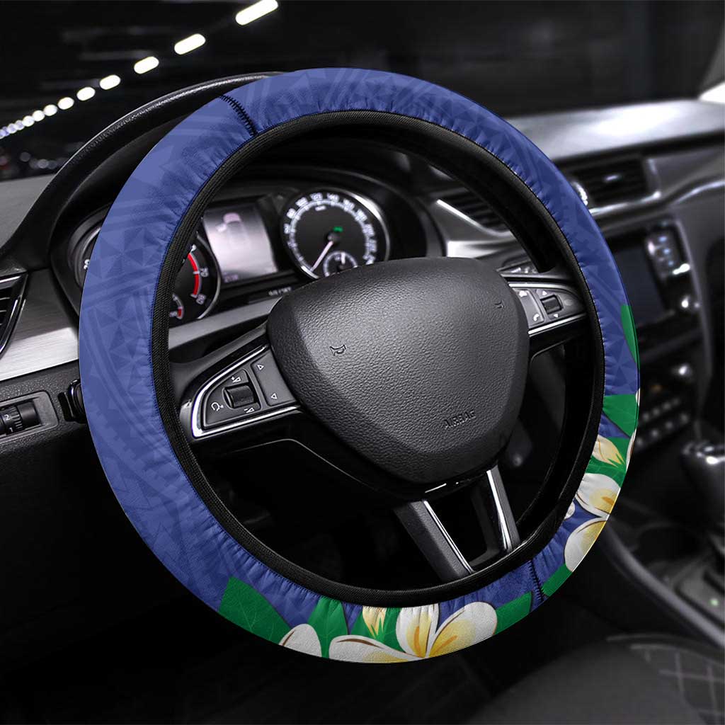 FSM Chuuk State Polynesian Shark Tattoo Steering Wheel Cover