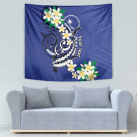 FSM Chuuk State Polynesian Shark Tattoo Personalised Tapestry