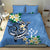 FSM Kosrae Polynesian Shark Tattoo Personalised Bedding Set