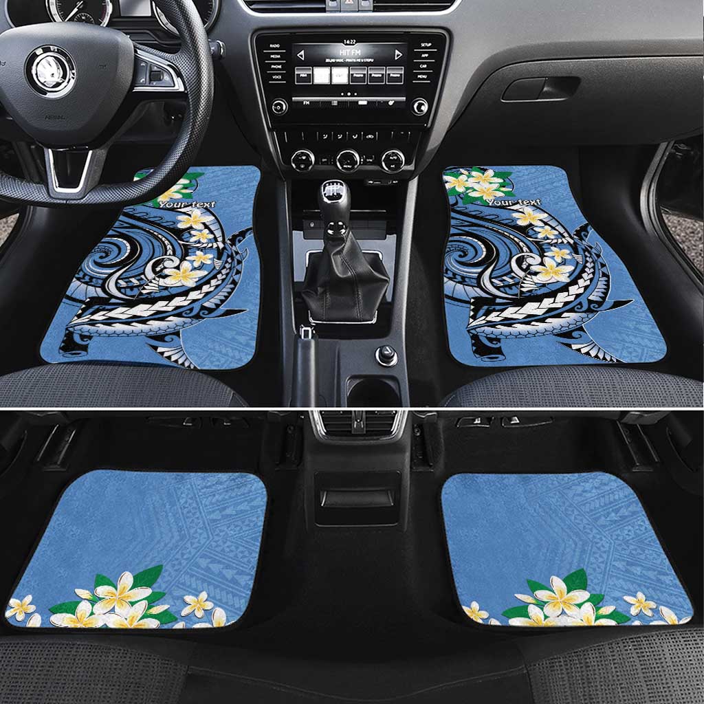 FSM Kosrae Polynesian Shark Tattoo Personalised Car Mats