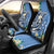 FSM Kosrae Polynesian Shark Tattoo Personalised Car Seat Cover