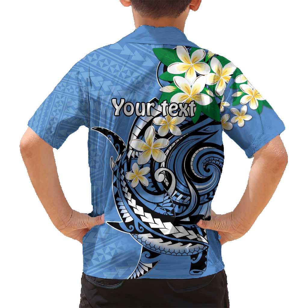 FSM Kosrae Polynesian Shark Tattoo Personalised Family Matching Summer Maxi Dress and Hawaiian Shirt