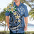 FSM Kosrae Polynesian Shark Tattoo Personalised Hawaiian Shirt