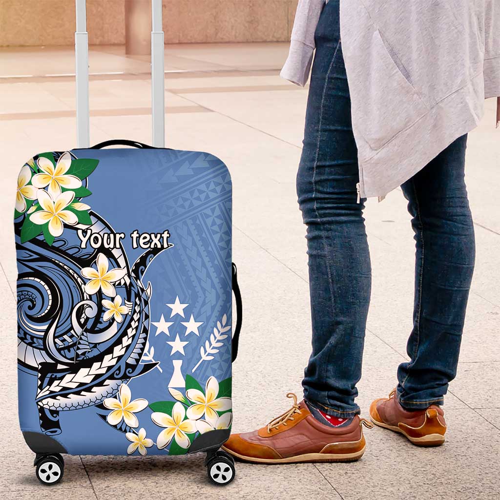 FSM Kosrae Polynesian Shark Tattoo Personalised Luggage Cover