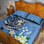 FSM Kosrae Polynesian Shark Tattoo Personalised Quilt Bed Set