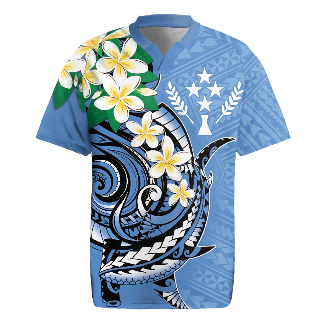 FSM Kosrae Polynesian Shark Tattoo Personalised Rugby Jersey