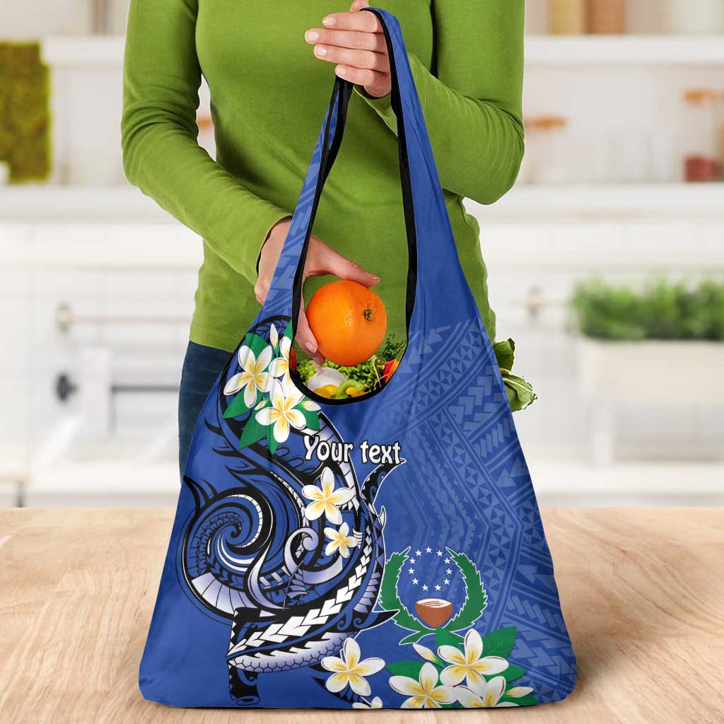 FSM Pohnpei Polynesian Shark Tattoo Personalised Grocery Bag