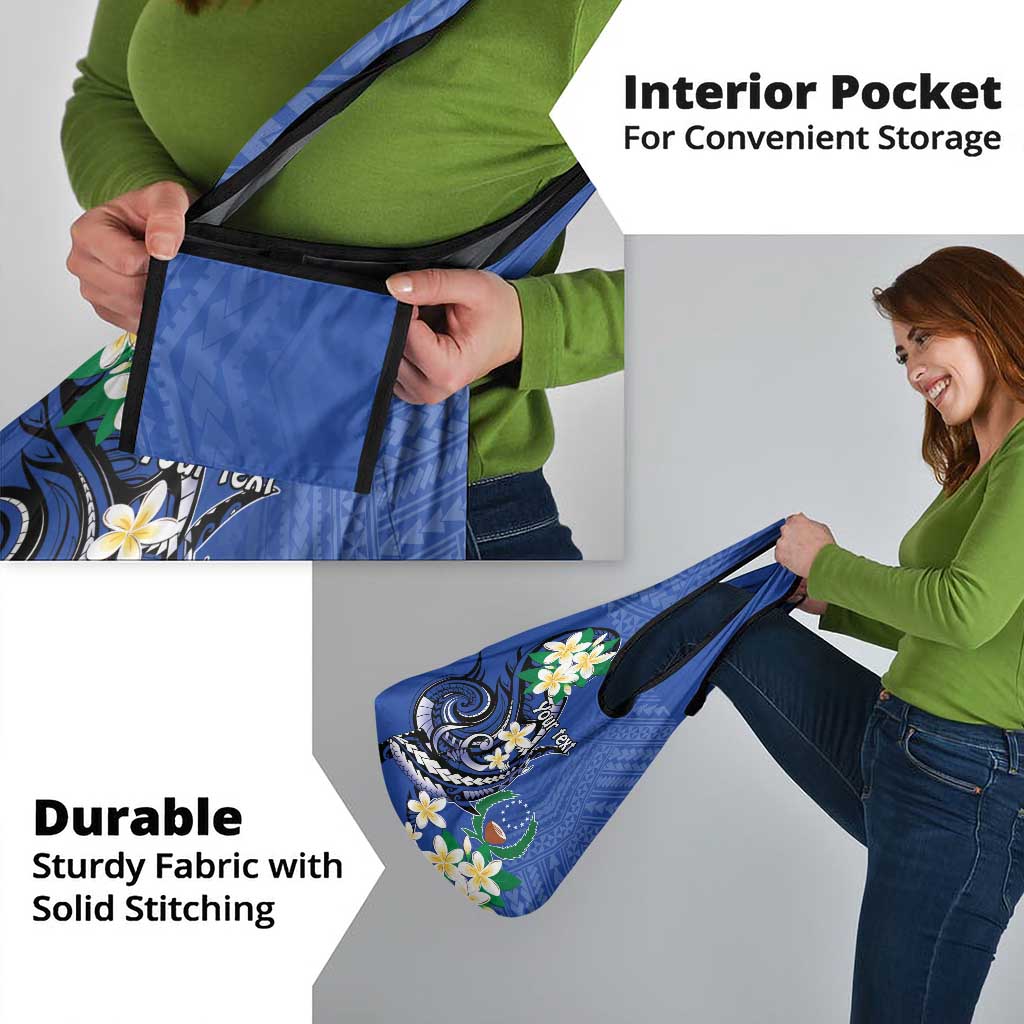 FSM Pohnpei Polynesian Shark Tattoo Personalised Grocery Bag