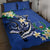 FSM Pohnpei Polynesian Shark Tattoo Personalised Quilt Bed Set