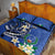 FSM Pohnpei Polynesian Shark Tattoo Personalised Quilt Bed Set