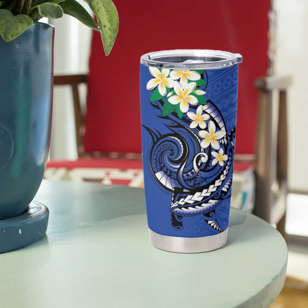 FSM Pohnpei Polynesian Shark Tattoo Personalised Tumbler Cup