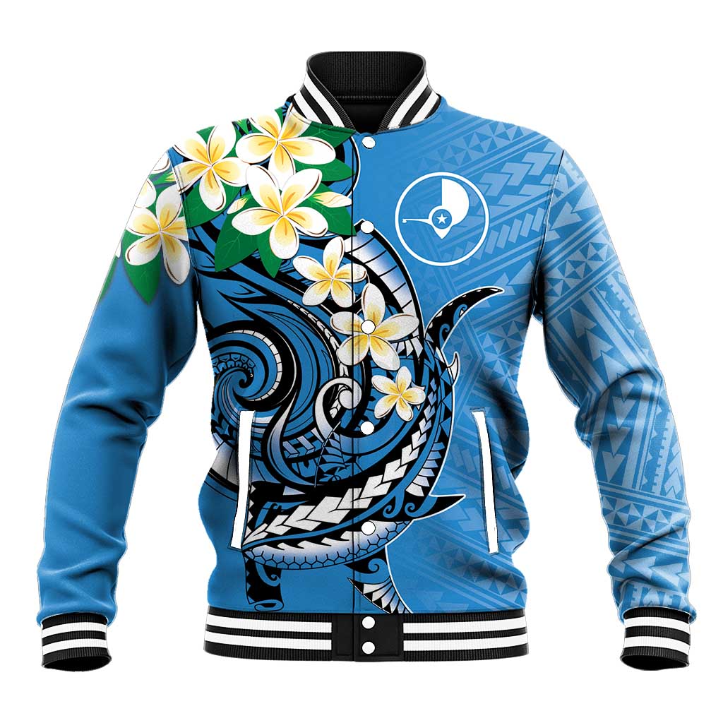 FSM Yap State Polynesian Shark Tattoo Personalised Baseball Jacket